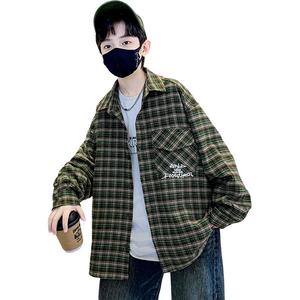 Детская повседневная рубашка с лацканом Moderate EASTERN CAMEL, зеленый