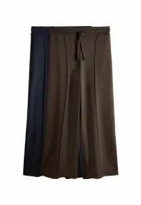 Спортивные брюки прямого кроя, комплект из 2 пар. The Set, New Navy Blue Chocolate Brown