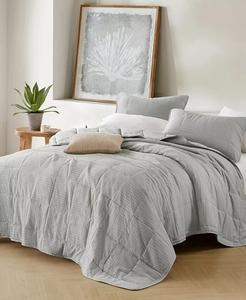 Наборы текстурированных одеял Mina вафельного переплетения 510 Design, серый