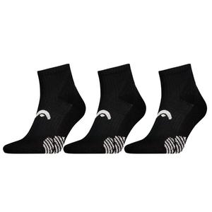 HEAD Носки для паделя Quarter 3 пары, черные