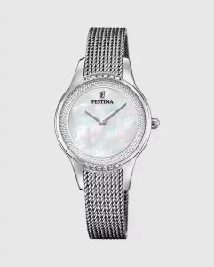 F20494/4 Женские часы Mademoiselle из серебристой стали Festina, серебряный
