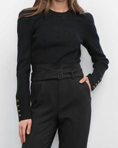 Вязаный топ Dani Knit черного цвета Greylin, черный