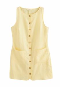 Платье-рубашка TALL Next, желтый