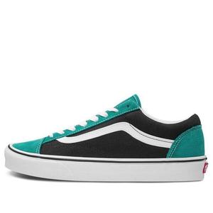 Кроссовки style 36 vintage suede 'tidepool black' Vans, зеленый