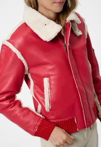 Кожаная куртка CARMEN Ricano, красный