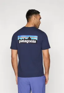 Футболка с логотипом p6 и надписью «ответственность». Patagonia, New Navy