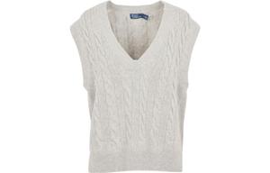 Polo Ralph Lauren Вязаный жилет без рукавов, Light Gray