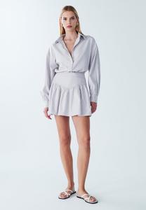 Юбка BWLDR KATE, Taupe Pinstripe/Taupe