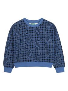 Kenzo Kids толстовка в клетку, синий