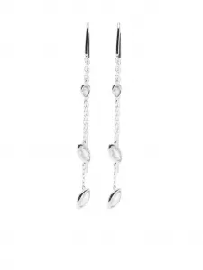 Серьги-подвески Swift 02 с цепочкой Maria Black, серебристый