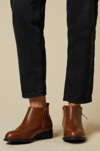 Ботинки Dorothy Perkins Maddy с боковой молнией, светло-коричневый