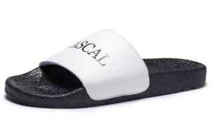 MASCAL Тапочки-слайды мужские белые черные