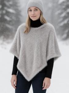 COLLEZIONE ALESSANDRO Кейп 'London' в сером цвете