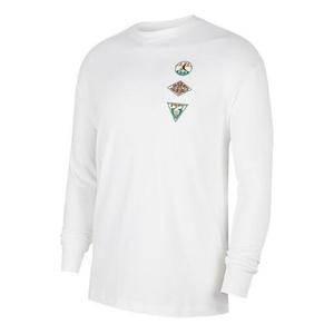 Толстовка Air Jordan Sport Dna Logo Casual Sports Round Neck Pullover White, белый