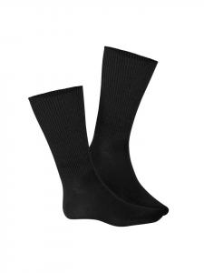 Носки Relax Soft с манжетой, не сдавливающей мышцы, черного цвета Hudson