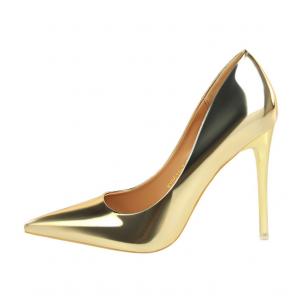 Женские туфли на высоком каблуке, медные, золотые QITUMAUL, Bronze[High Heel 10.5Cm]