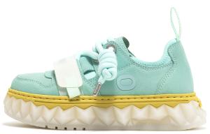 Женские низкие скейтерские кроссовки OETZI, светло-зеленые