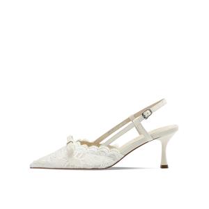 BOERDIQI Туфли на высоком каблуке 7,5 см, женские, белые