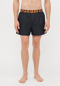 Шорты для плавания Dsquared2 NEOCLASSIC LOGO MIDI, Black/Orange/Black