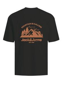 Jack & Jones Женская футболка с круглым вырезом, черная
