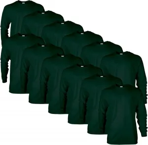 Футболка Gildan Adult Ultra Cotton Long Sleeve, стиль G2400, мультипак