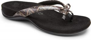 Женские сандалии Vionic Rest Bella с ремешком между пальцами- поддерживающие ортопедические сандалии с трехзонным комфортом и поддержкой свода стопы, шлепанцы для женщин, размеры средней и широкой полноты 5-12, черный