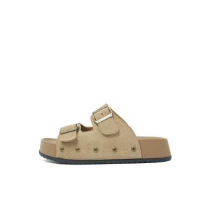 Тапочки-слайды женские COMELY, Earth Yellow