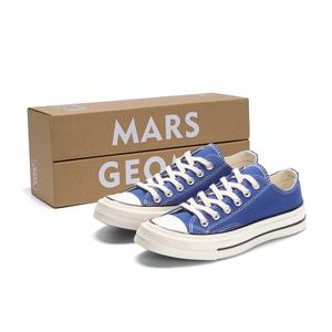 MARS*GEOME Устойчивые к скольжению, износостойкие, дышащие, легкие женские низкие кеды из холста цвета вишневого розового и голубого Кляйна, цвет Klein Blue