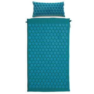 Коврик для фитнеса YOGISTAR.COM Mat Lotus, цвет petrol