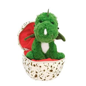 Плюшевая игрушка динозавр в яйце, высота 26 см JINBANG