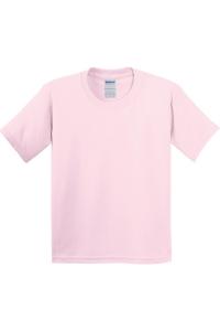 Детская футболка унисекс Gildan из плотного хлопка, светло-розовый