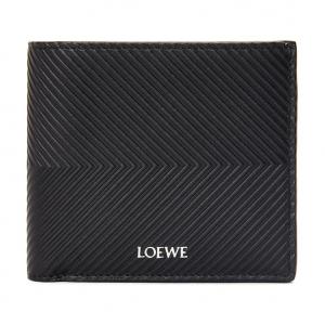 Кожаный кошелек мужской черный LOEWE