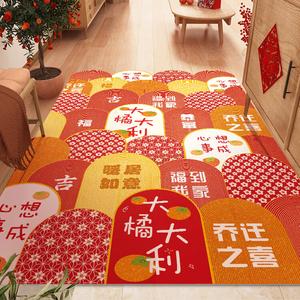 Budis Ковер 60х120 см для прихожей в стиле китайского нового года, водонепроницаемый, нескользящий, моющийся