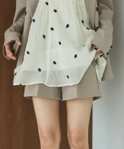 Моющиеся шорты с поясом Archives, цвет Beige