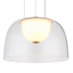 Светодиодный подвесной светильник Globo Lighting Jocky III, прозрачное стекло / железо - 1 пламя - диаметр: 23 см