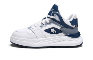 HLA Повседневные туфли мужские высокие, цвет черный, серый, серый