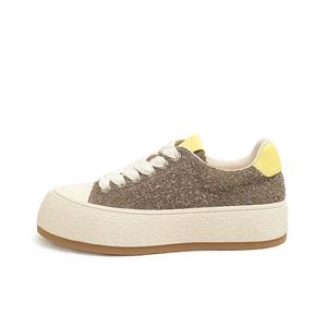 BLOCCO5 Женские низкие скейтерские туфли абрикос, цвет Apricot