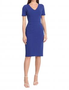 Платье Catherina в цвете клематис синий Maggy London