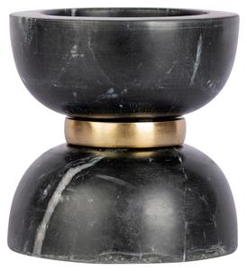 Подсвечник Kayoom черный, золотой, 12,75/12,75/14 см