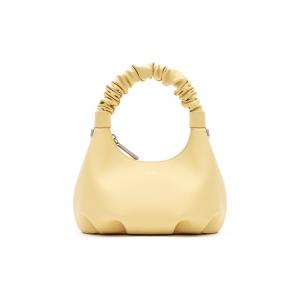 MUVA Кожаная премиальная маленькая сумка через плечо, Cream Yellow