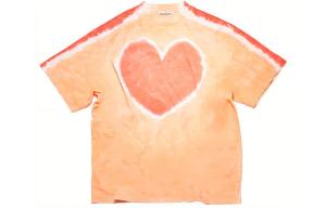 Футболка с удлиненным плечом SS22 женская orange Acne Studios, оранжевый