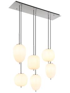 Подвесной светильник "BLACKY I" серебристого цвета