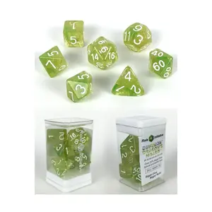 Многогранные игральные кости — Клад Дракона с белыми цифрами (15), Game Dice - Diffusion (Role 4 Initiative)