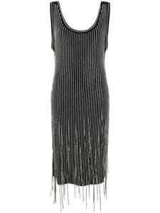 Philosophy Di Lorenzo Serafini платье с бахромой, черный