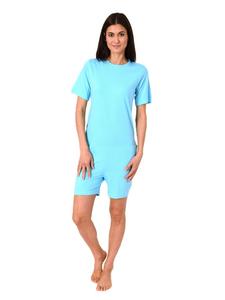 Трусы NORMANN Pflegeoverall kurzarm Reißverschluss Rücken, бирюзовый