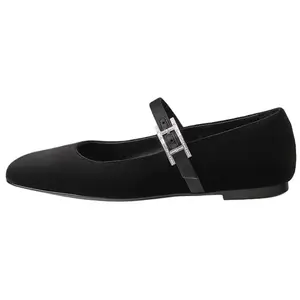 HERMES Туфли Mary Jane Flat женские черные