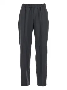 Шерстяные брюки Gubbio Fabiana Filippi, серый