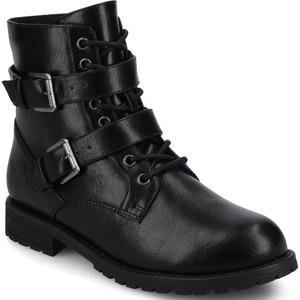 Ботильоны Juliah со шнуровкой и пряжкой Journee, черный