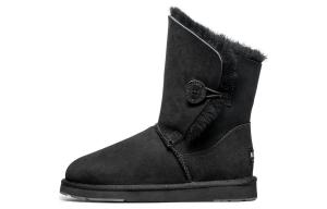 Зимние ботинки женские черный Au&Mu