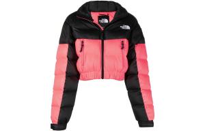 Пуховик женский розовый The North Face